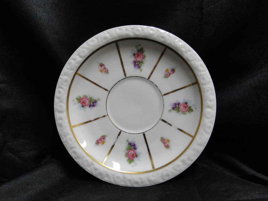 Rosenthal Florals, Gold Lines: Cup & Saucer Set (s), 2 1/8", Lines on S Only