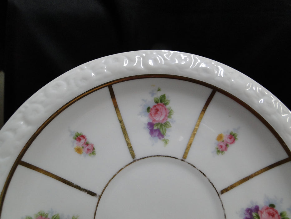 Rosenthal Florals, Gold Lines: Cup & Saucer Set (s), 2 1/8", Lines on S Only