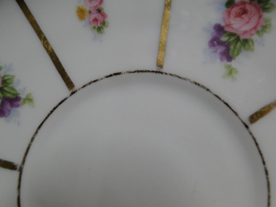 Rosenthal Florals, Gold Lines: Cup & Saucer Set (s), 2 1/8", Lines on S Only