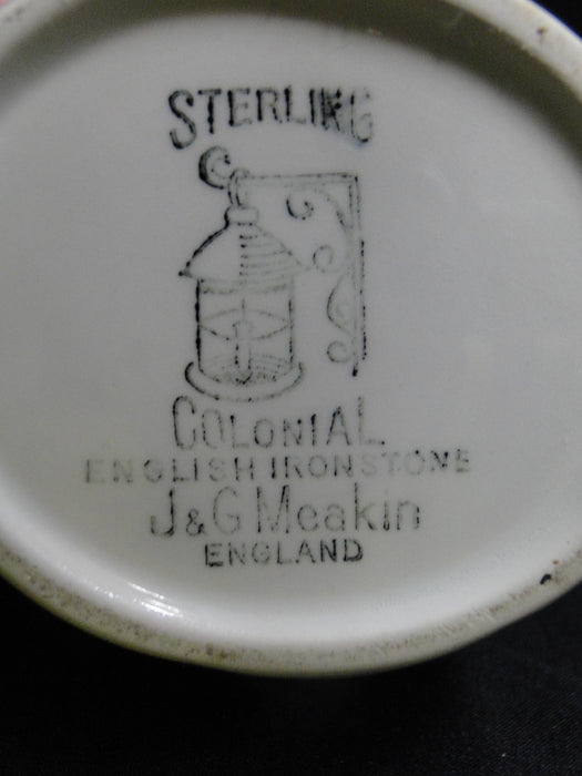 Meakin, J & G, Renaissance Green, Ironstone: Creamer / Cream Pitcher, Crazing