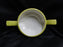 Red Wing Magnolia Chartreuse, MCM: Sugar Bowl & Lid, 3 1/8", Crazing, Discolor