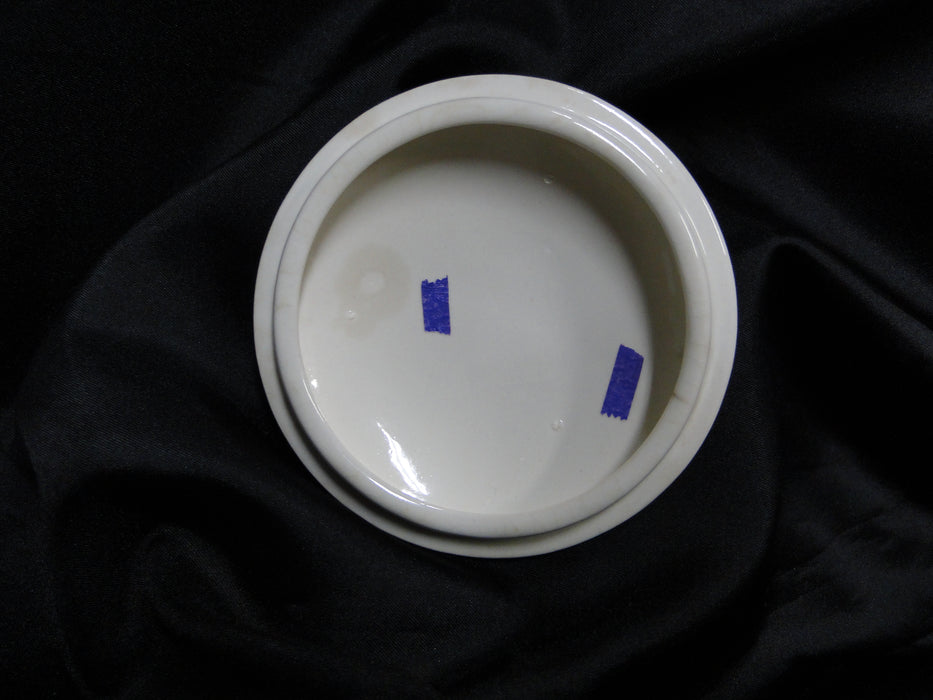 Red Wing Magnolia Chartreuse, MCM: Sugar Bowl & Lid, 3 1/8", Crazing, Discolor