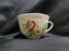 Royal Doulton Malvern, Multicolored Florals: 2 1/2" Cup (s) Only, Crazing