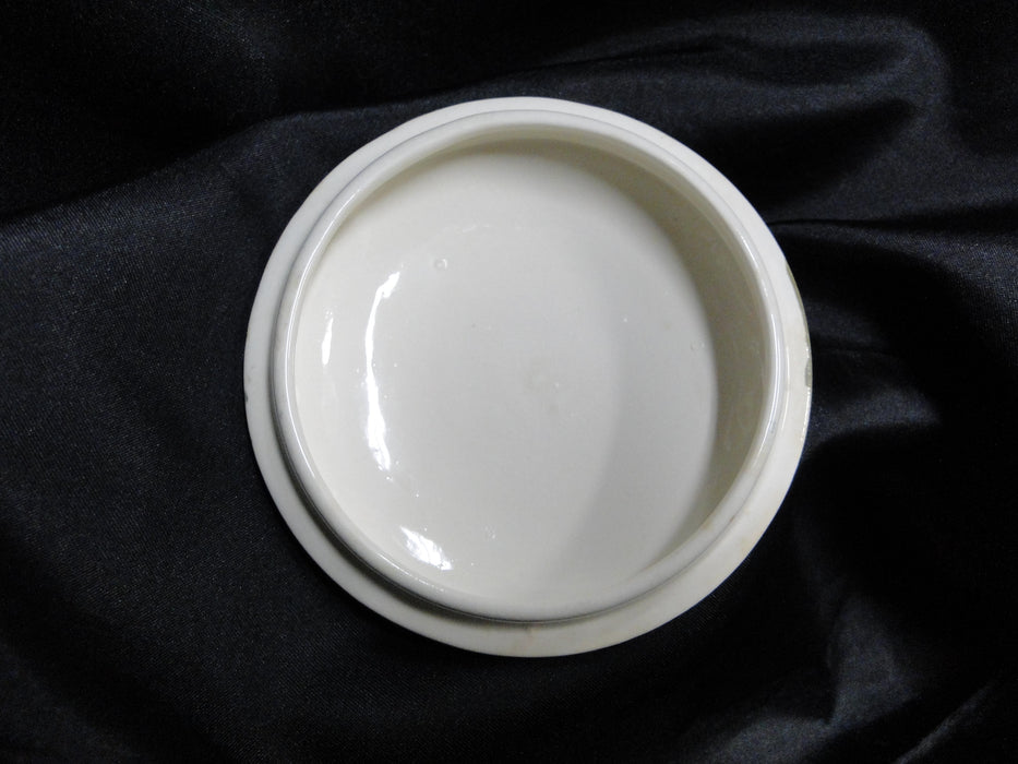 Red Wing Magnolia Chartreuse, MCM: Sugar Bowl & Lid, 3 1/8", Crazing, Discolor