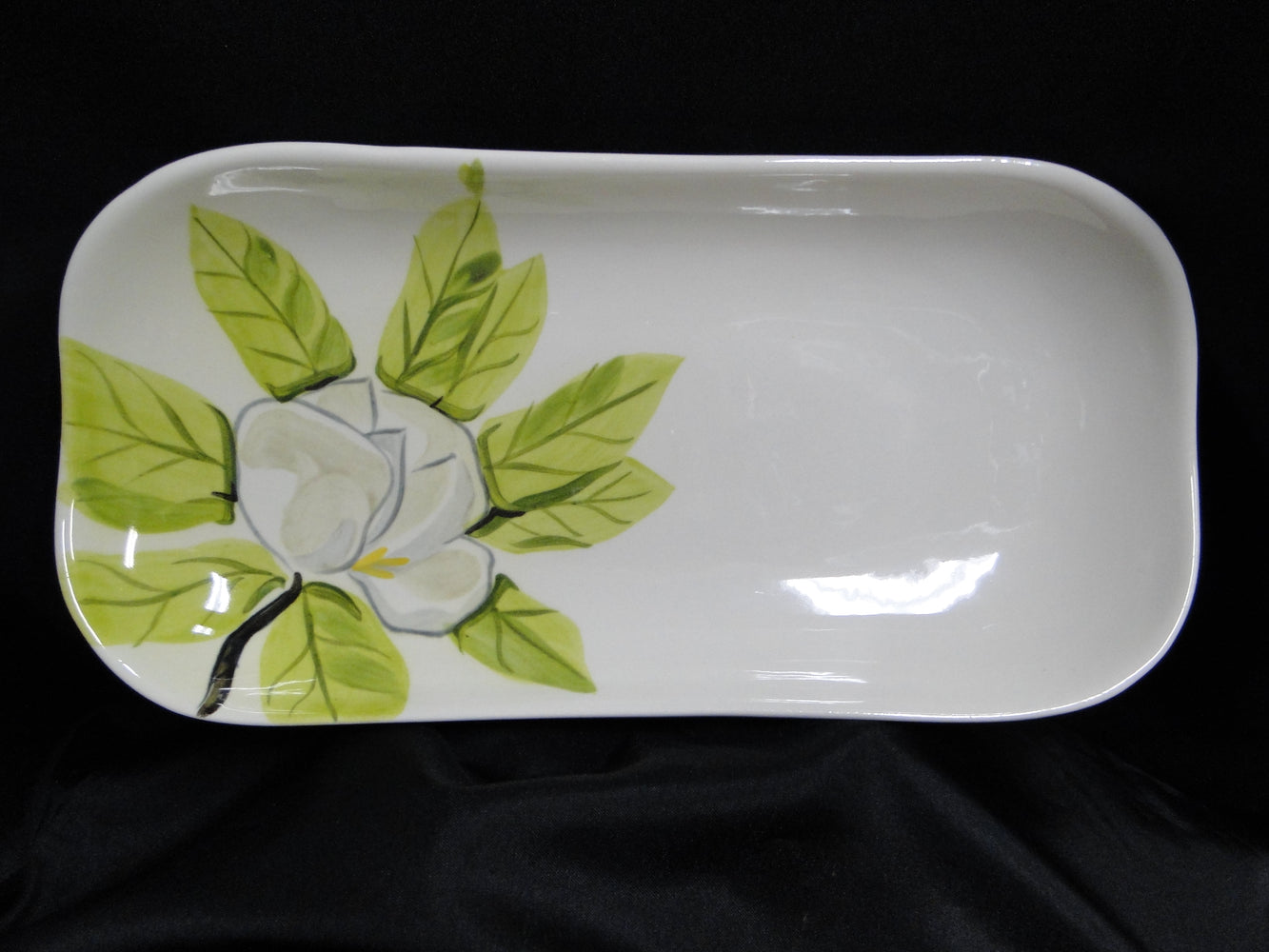 Red Wing Magnolia Chartreuse, MCM: Celery Tray, 11 1/4" x 5 5/8"