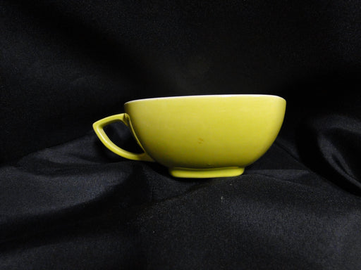 Red Wing Magnolia Chartreuse, MCM: Cup & Saucer Set, 1 7/8" Tall, Chip