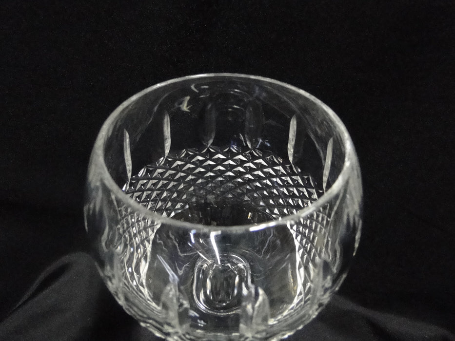Waterford Crystal Glenmede, Cut Cross Hatch: Balloon Wine (s), 7 1/2" Tall