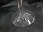 Waterford Crystal Glenmede, Cut Cross Hatch: Balloon Wine (s), 7 1/2" Tall