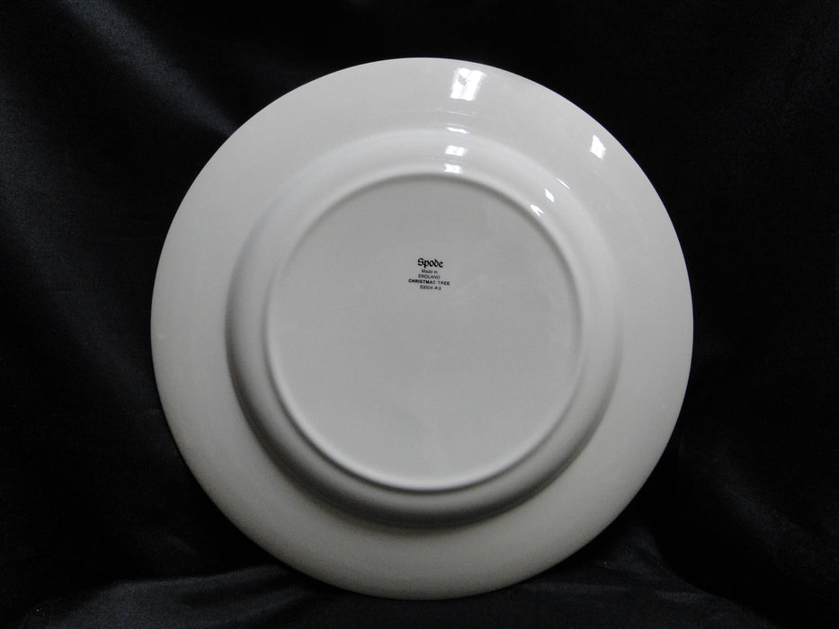 Spode Christmas Tree, Green Trim, England: Dinner Plate, 10 1/2", Flaw