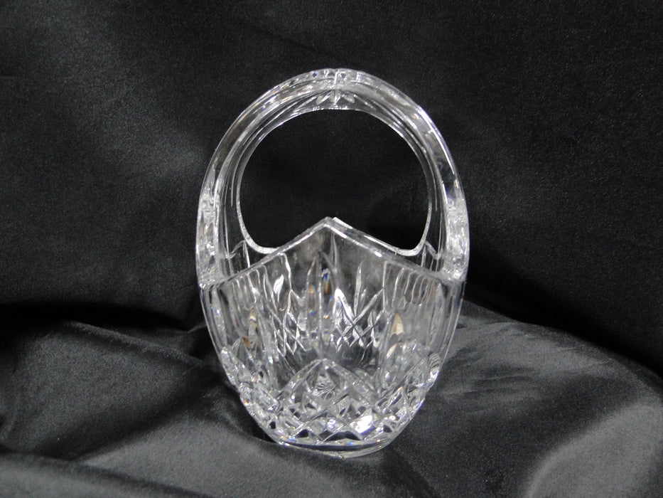 Waterford Crystal Lismore: Basket, 7 3/4" x 5" x 6 3/4" Tall