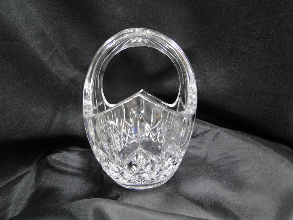 Waterford Crystal Lismore: Basket, 7 3/4" x 5" x 6 3/4" Tall