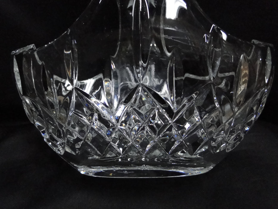 Waterford Crystal Lismore: Basket, 7 3/4" x 5" x 6 3/4" Tall