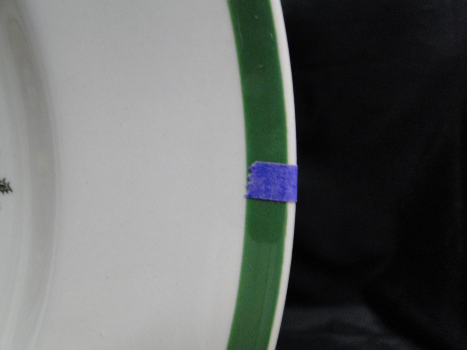 Spode Christmas Tree, Green Trim, England: Dinner Plate, 10 1/2", Flaw