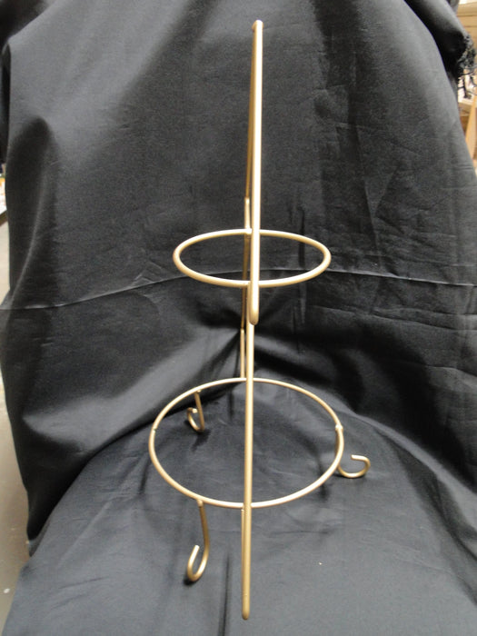 Spode Gold Christmas Tree Shaped Plate / Bowl Stand for Buffet, 18" Tall