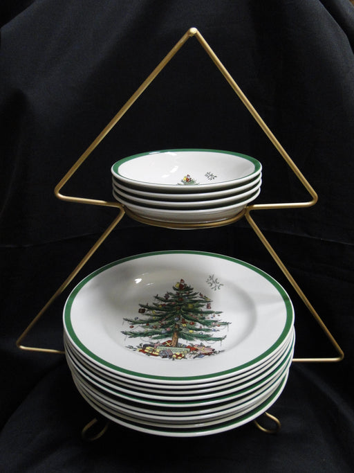 Spode Gold Christmas Tree Shaped Plate / Bowl Stand for Buffet, 18" Tall