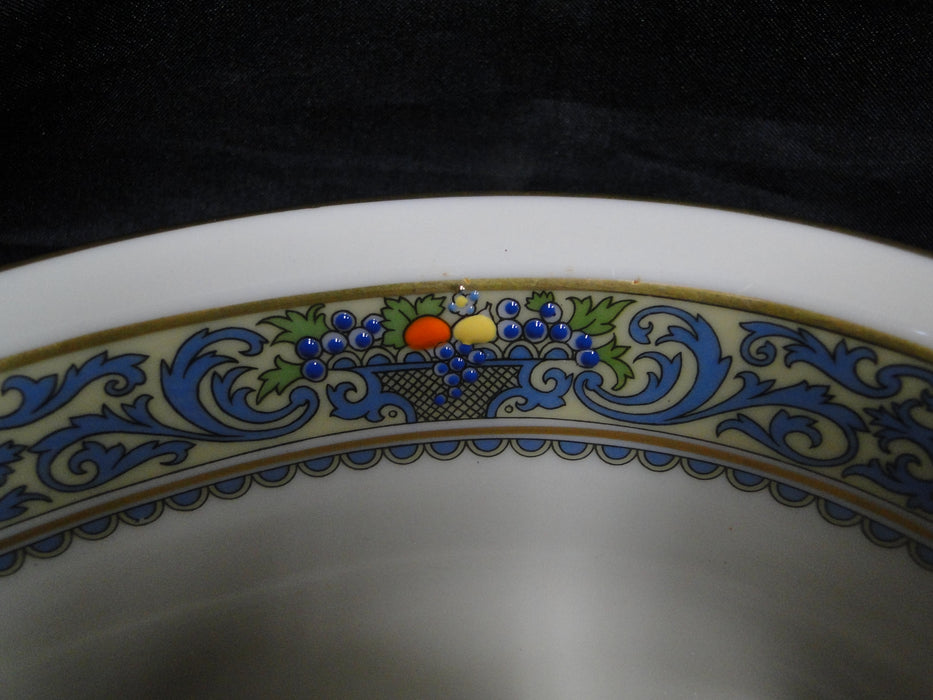 Lenox Autumn, Fruit, Blue Scrolls: Oval Serving Bowl (s), 9 5/8" x 7 1/4"