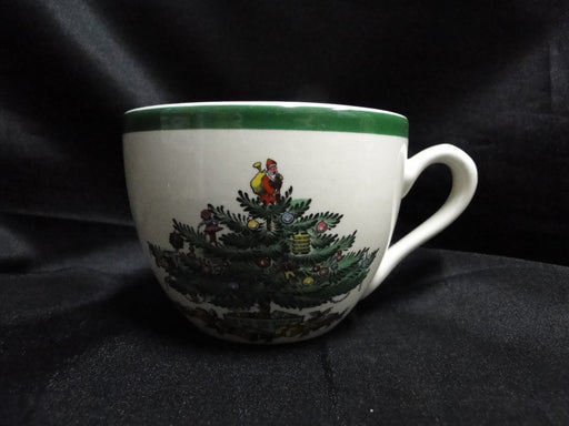 Spode Christmas Tree, Green Trim, England: Cup & Saucer Set (s), 2 1/2"