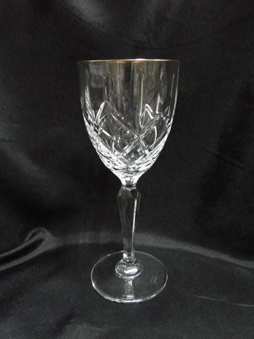 Marquis by Waterford Chelsea Gold: Water OR Wine Goblet (s), 8 1/2", Light Wear