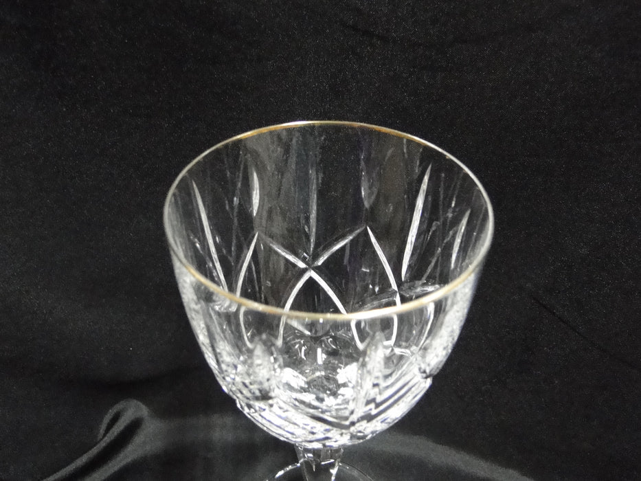 Marquis by Waterford Chelsea Gold: Water OR Wine Goblet (s), 8 1/2", Light Wear