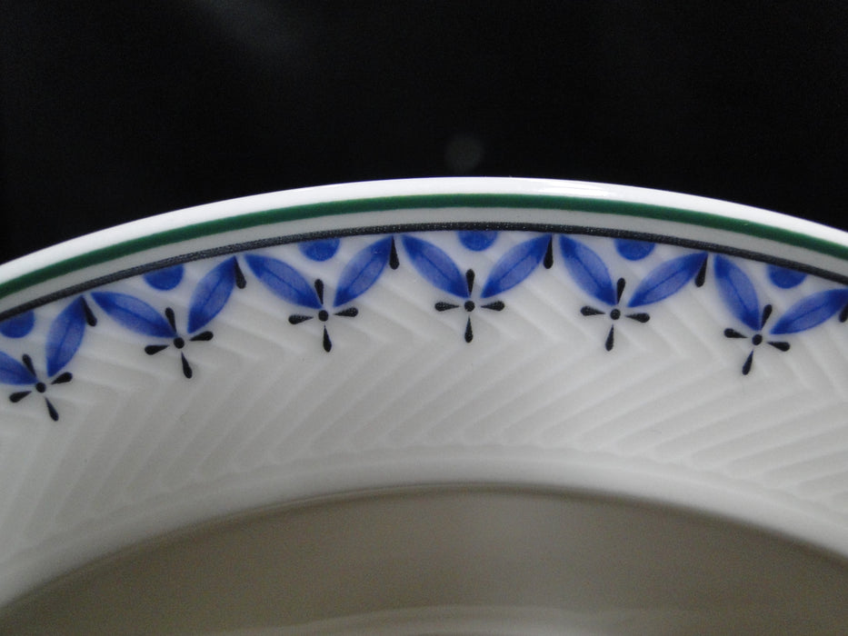 Villeroy & Boch Casa Look, Blue Leaves: Rim Cereal Bowl (s), 7 7/8" x 1.5"