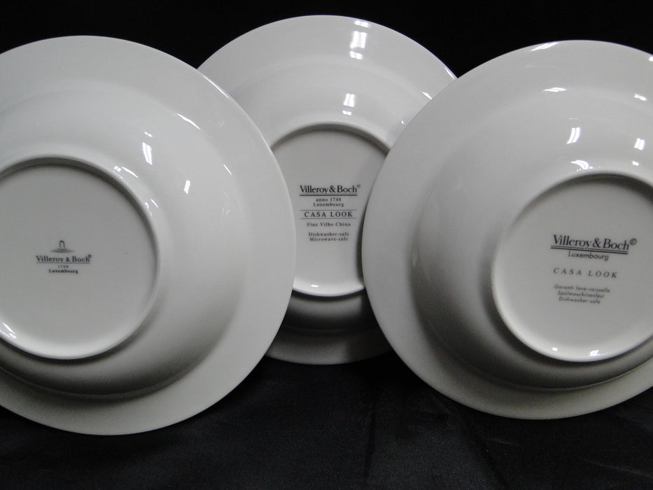 Villeroy & Boch Casa Look, Blue Leaves: Rim Cereal Bowl (s), 7 7/8" x 1.5"