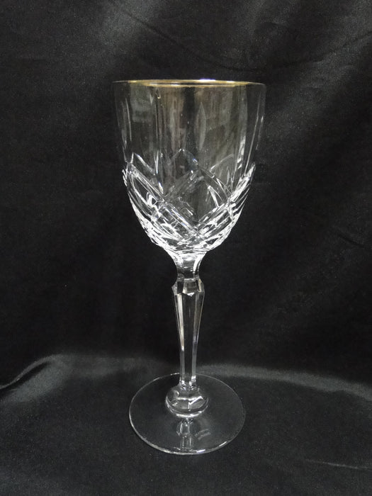 Marquis by Waterford Chelsea Gold: Water OR Wine Goblet, 8 1/2", Heavy Wear
