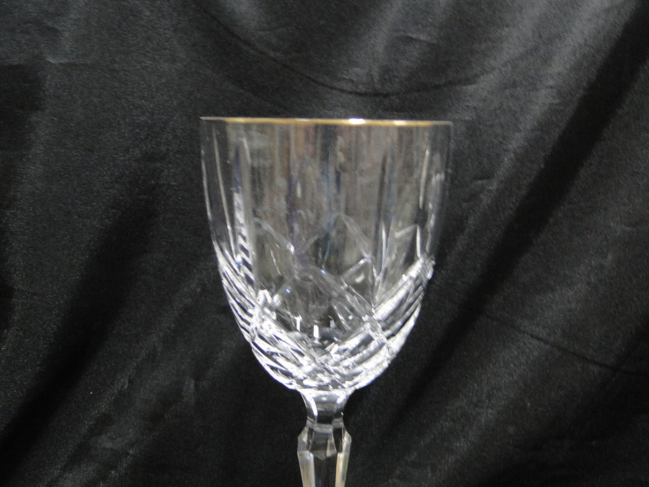 Marquis by Waterford Chelsea Gold: Water OR Wine Goblet, 8 1/2", Heavy Wear