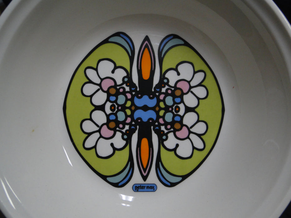 Iroquois Butterfly, Daisies, Peter Max: Coupe Soup Bowl (s), 7" x 1 7/8" Tall
