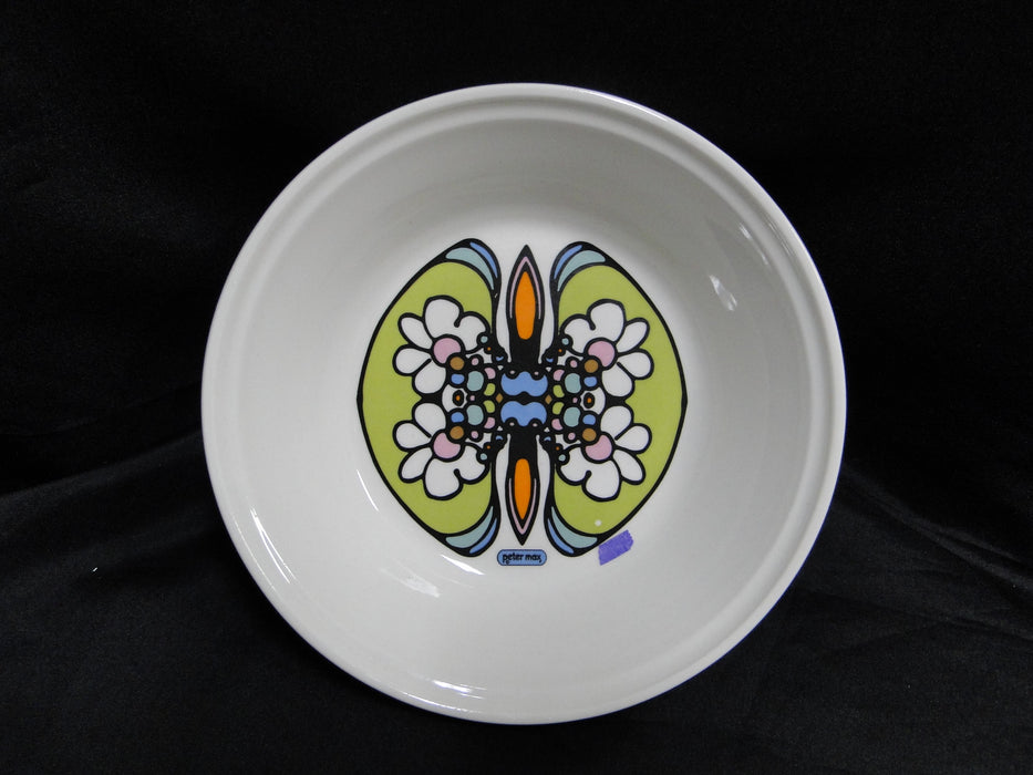 Iroquois Butterfly, Daisies, Peter Max: Coupe Soup Bowl, 7" x 1 7/8" Tall, As Is