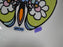Iroquois Butterfly, Daisies, Peter Max: Coupe Soup Bowl, 7" x 1 7/8" Tall, As Is