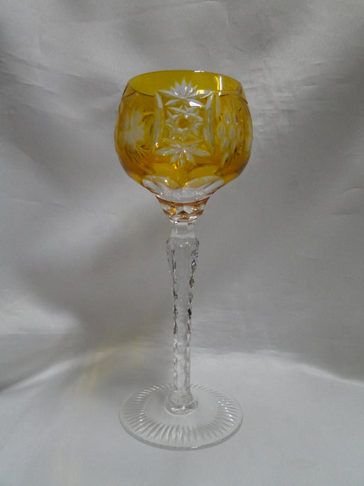 Ajka Marsala, Grapes Cut to Clear: Gold Amber Wine Hock, 8 1/4" Tall
