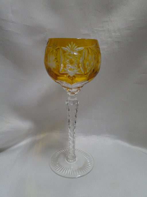 Ajka Marsala, Grapes Cut to Clear: Gold Amber Wine Hock, 8 1/4" Tall