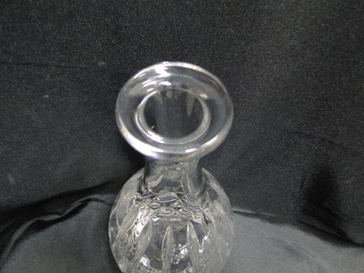 Wedgwood Crystal, Vertical & Criss Cross Cuts: Decanter & Stopper, 12 3/4" Tall