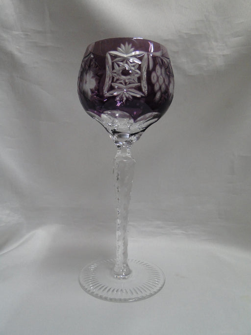 Ajka Marsala, Grapes Cut to Clear: Amethyst Purple Wine Hock, 8 1/4" Tall