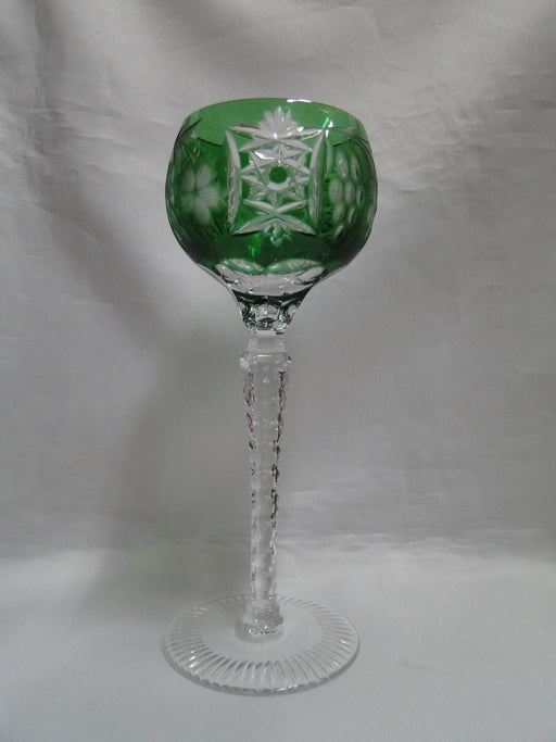 Ajka Marsala, Grapes Cut to Clear: Emerald Green Wine Hock, 8 1/4" Tall