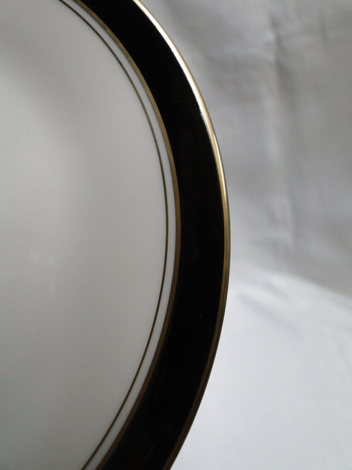 Noritake Ivory & Ebony, 7274, Black Band w/ Gold: Bread Plate (s), 6 1/2", Wear