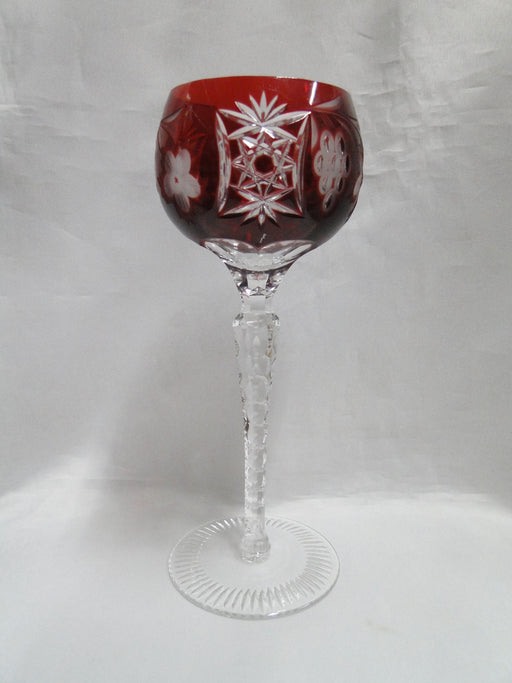 Crystal Clear Industries Grape, Grapes Cut to Clear: Ruby Red Wine Hock, 8 1/4"