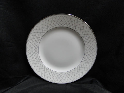 Waterford Crosshaven Platinum, Platinum Trellis: Salad Plate (s), 8 1/8"