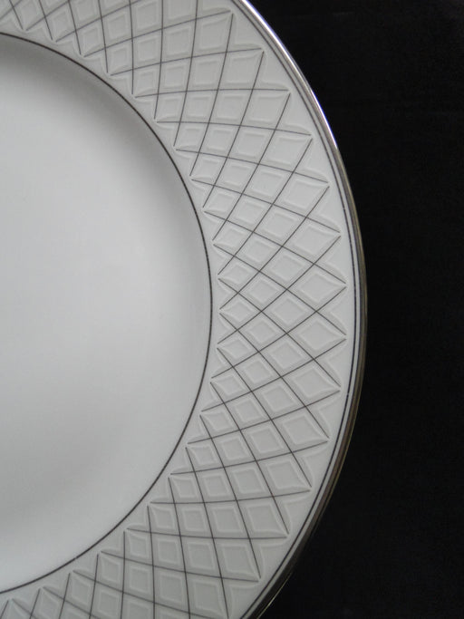 Waterford Crosshaven Platinum, Platinum Trellis: Salad Plate (s), 8 1/8"