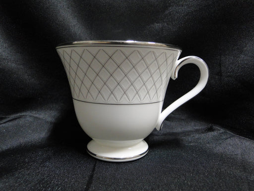 Waterford Crosshaven Platinum, Platinum Trellis: Cup & Saucer Set (s), 3 1/8"