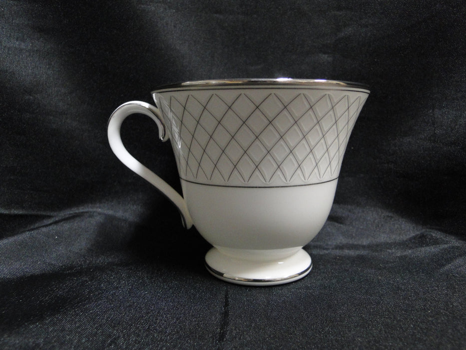 Waterford Crosshaven Platinum, Platinum Trellis: Cup & Saucer Set (s), 3 1/8"