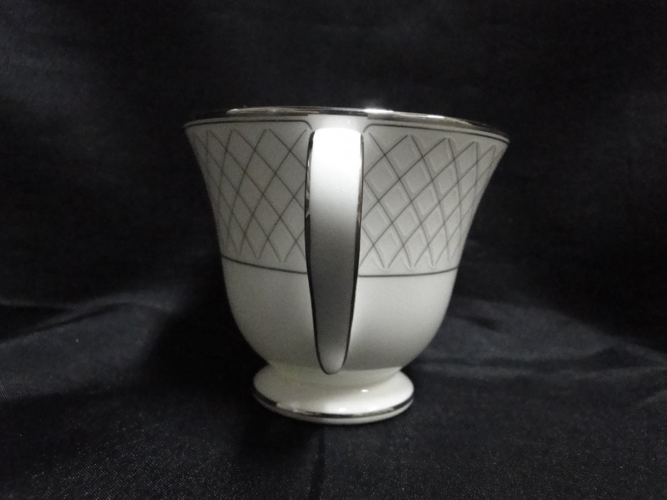 Waterford Crosshaven Platinum, Platinum Trellis: Cup & Saucer Set (s), 3 1/8"