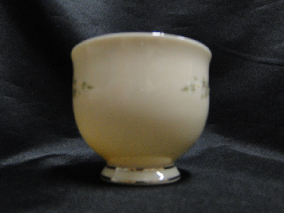 Lenox Brookdale, White Florals, Platinum Trim: Cup & Saucer Set (s), 2 7/8"