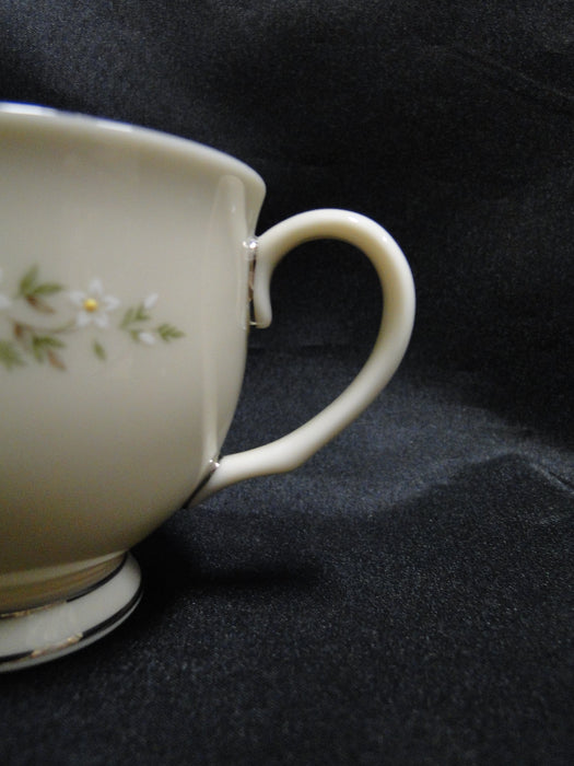 Lenox Brookdale, White Florals, Platinum Trim: Cup & Saucer Set (s), 2 7/8"