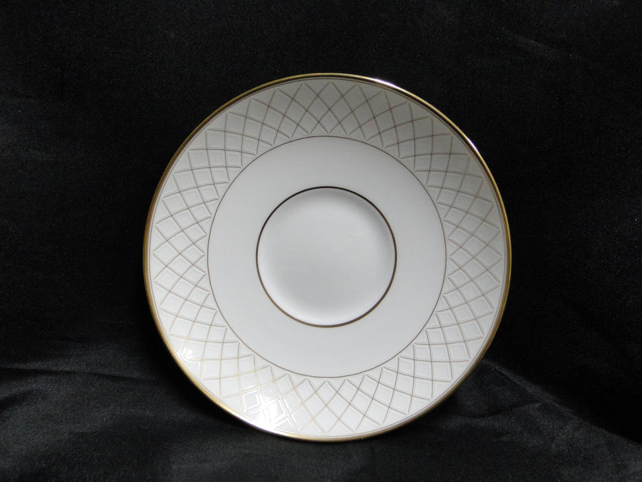 Waterford Crosshaven Gold, Gold Trellis: Cup & Saucer Set (s), 3 1/8"