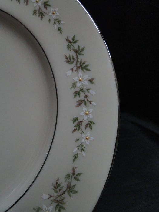 Lenox Brookdale, White Florals, Platinum Trim: Dinner Plate (s), 10 1/2"