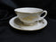 Lenox Harvest, Ivory w/ Gold Wheat: Cup & Saucer Set, 2 1/8" Tall