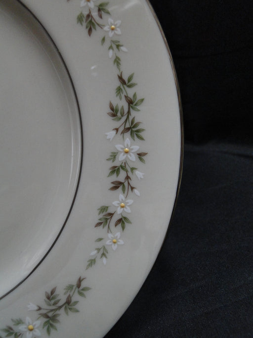 Lenox Brookdale, White Florals, Platinum Trim: Salad Plate (s), 8 1/2"