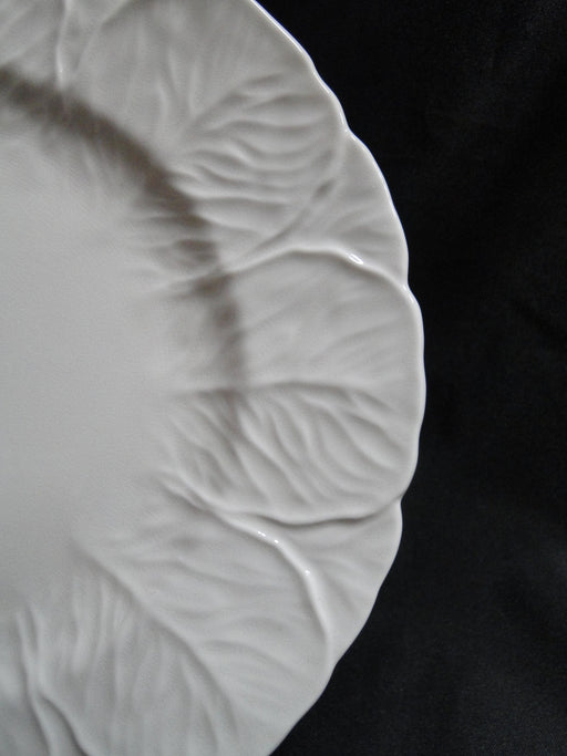 Coalport Countryware, White Embossed Leaves: Salad Plate (s), 8 1/8", Crazing