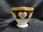 Royal Albert Lady Hamilton, Red, Florals: Footed Cup & Saucer Set, 2 3/4", As Is